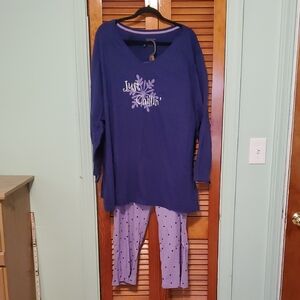 Catherines Purple Pajama Set